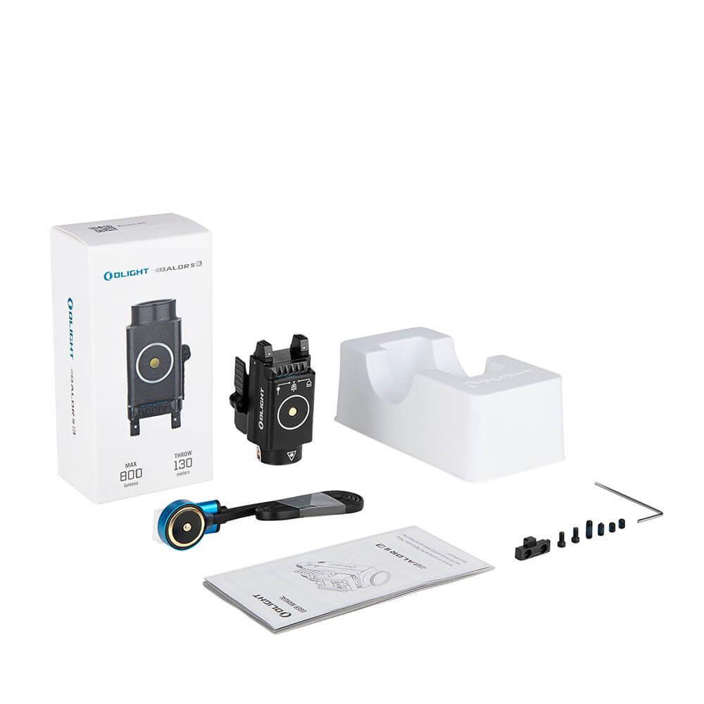 Ліхтар Olight Baldr S Gunmetal Grey Blue laser - фото 13