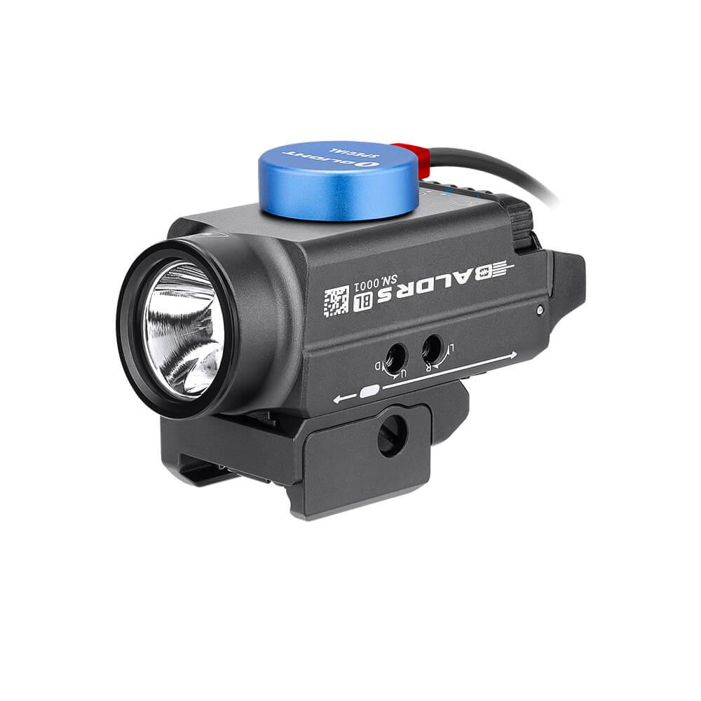 Ліхтар Olight Baldr S Gunmetal Grey Blue laser - фото 3