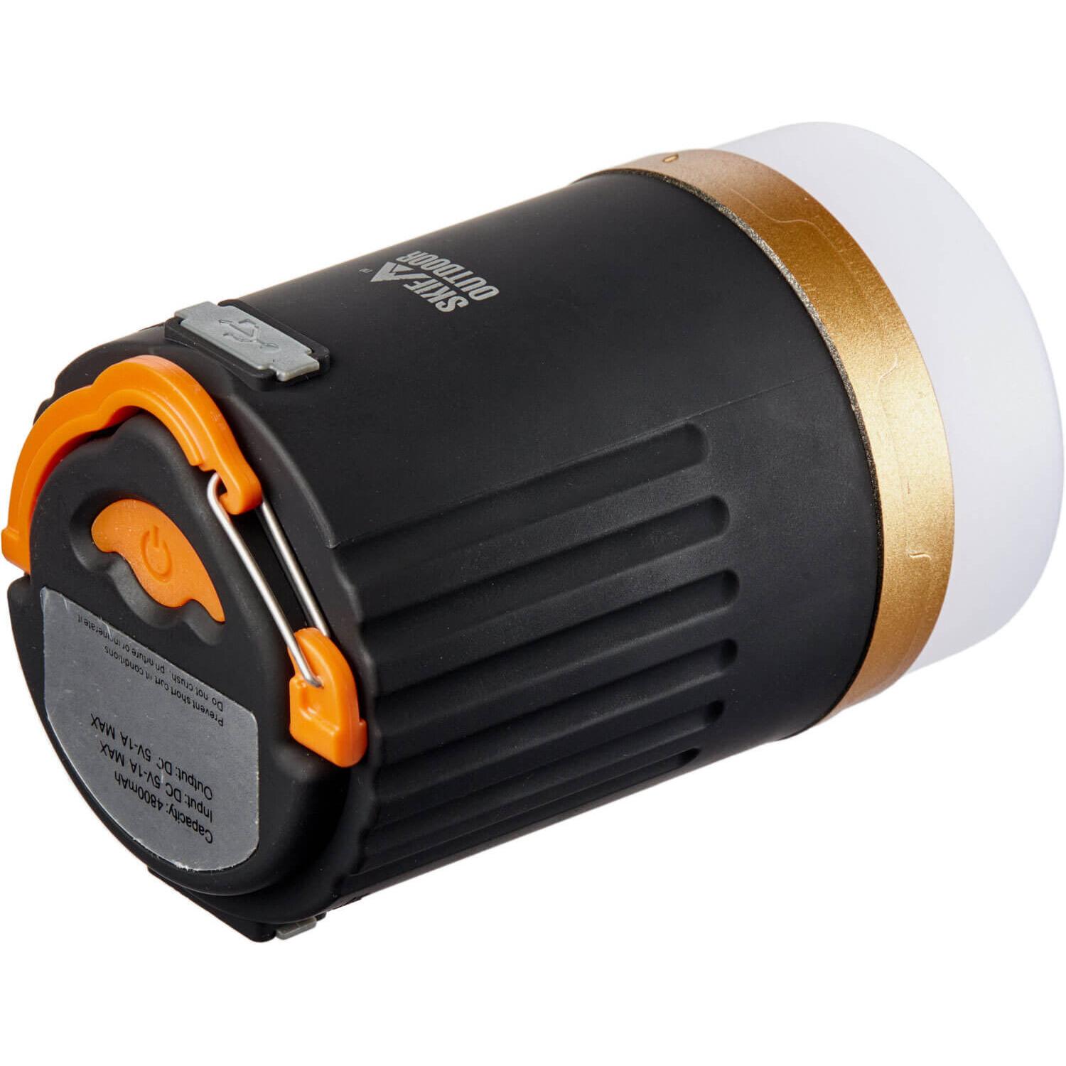 Ліхтар кемпінговий Skif Outdoor Light Drop Max Black/Orange з пультом YD-29 (240 лм) - фото 2