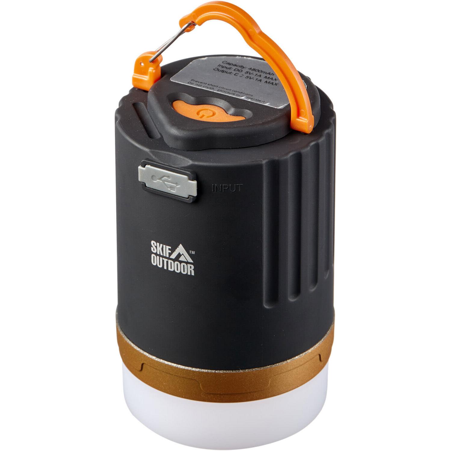Ліхтар кемпінговий Skif Outdoor Light Drop Max Black/Orange з пультом YD-29 (240 лм) - фото 4