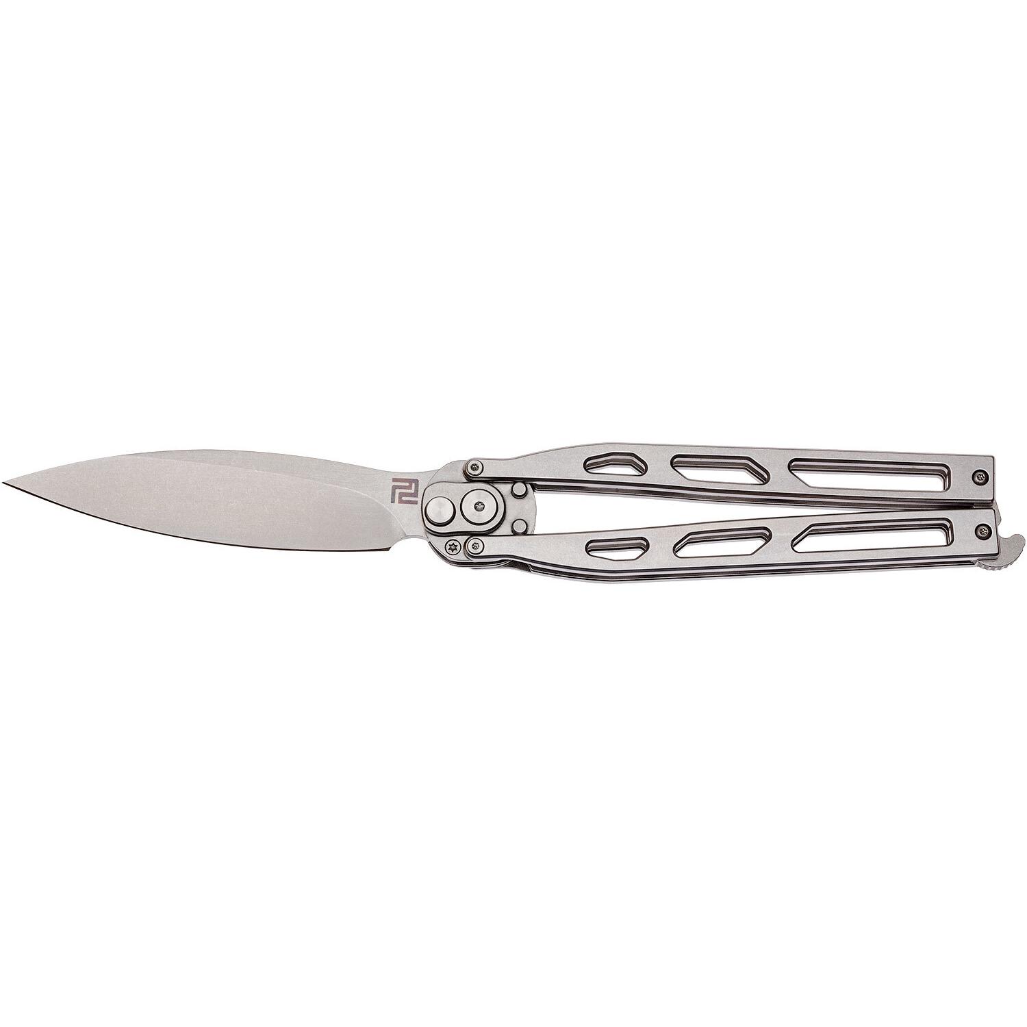 Ніж Artisan Kinetic Balisong Silver 1823PL-ST 2798.02.06 - фото 1
