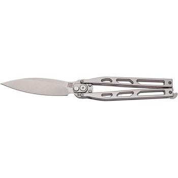 Фото Ніж Artisan Kinetic Balisong Silver 1823PL-ST 2798.02.06