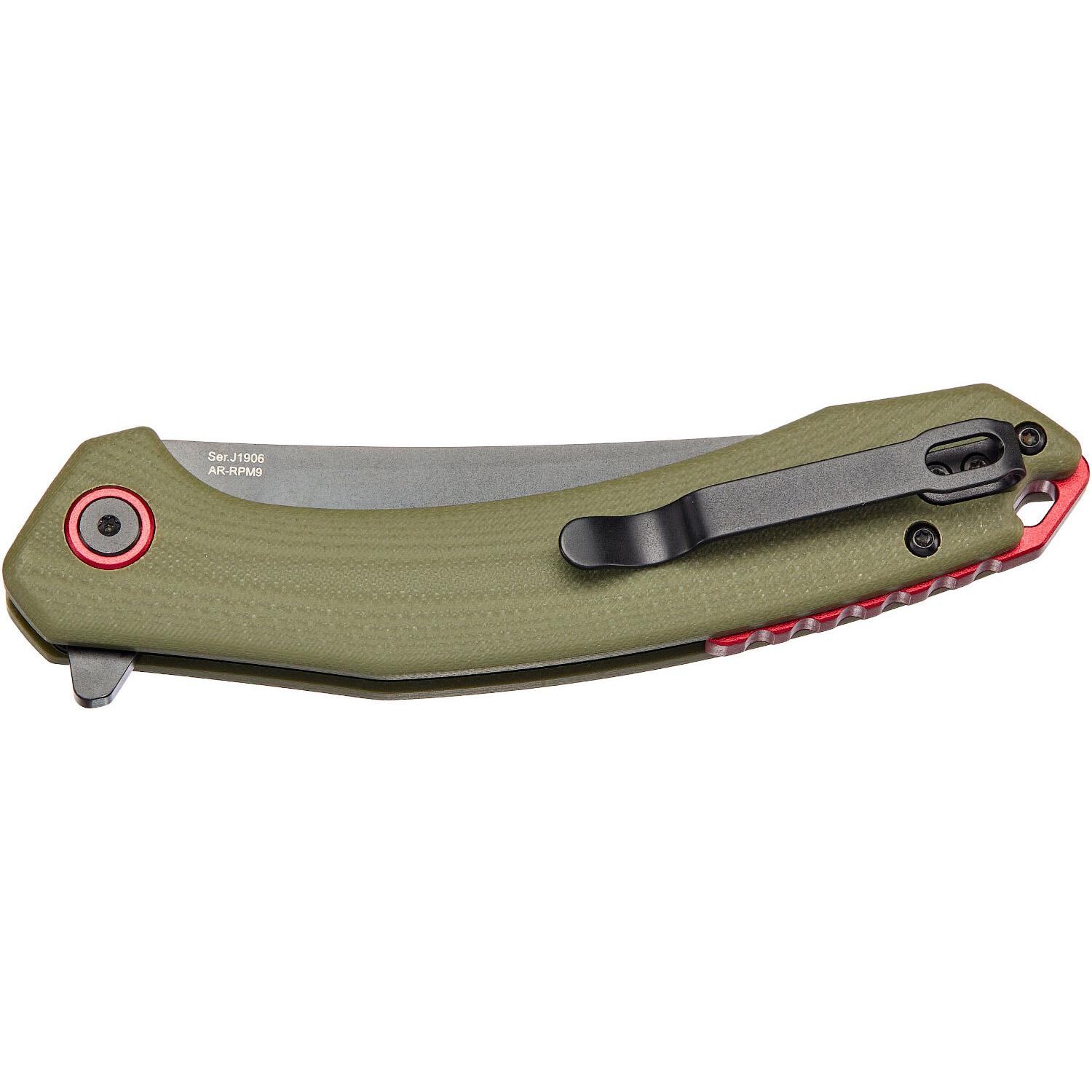 Ніж CJRB Gobi Black Blade Green J1906-BGN 2798.02.99 - фото 4