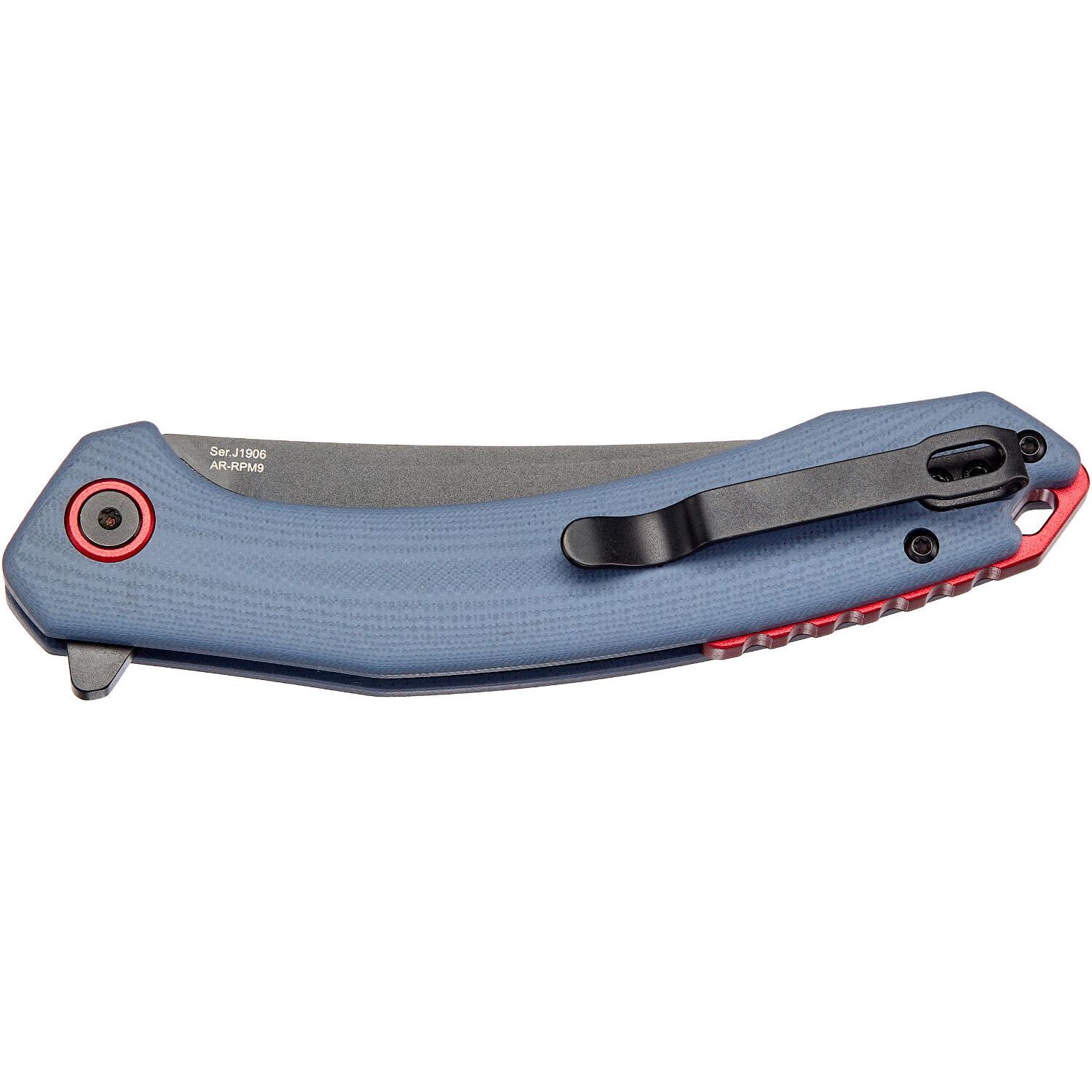 Ніж CJRB Gobi Black Blade Gray blue J1906-BGY 2798.03.00 - фото 4
