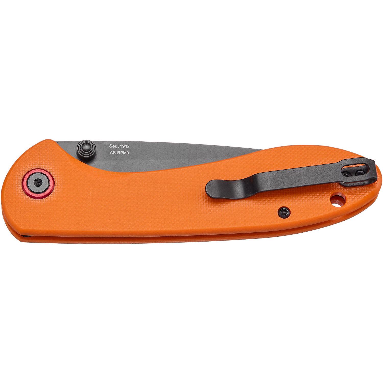 Ніж CJRB Feldspar Black Blade Orange J1912-BOEF 2798.03.02 - фото 4