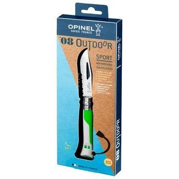 Фото Ніж Opinel №8 Outdoor Fluo Green 002319 204.66.42