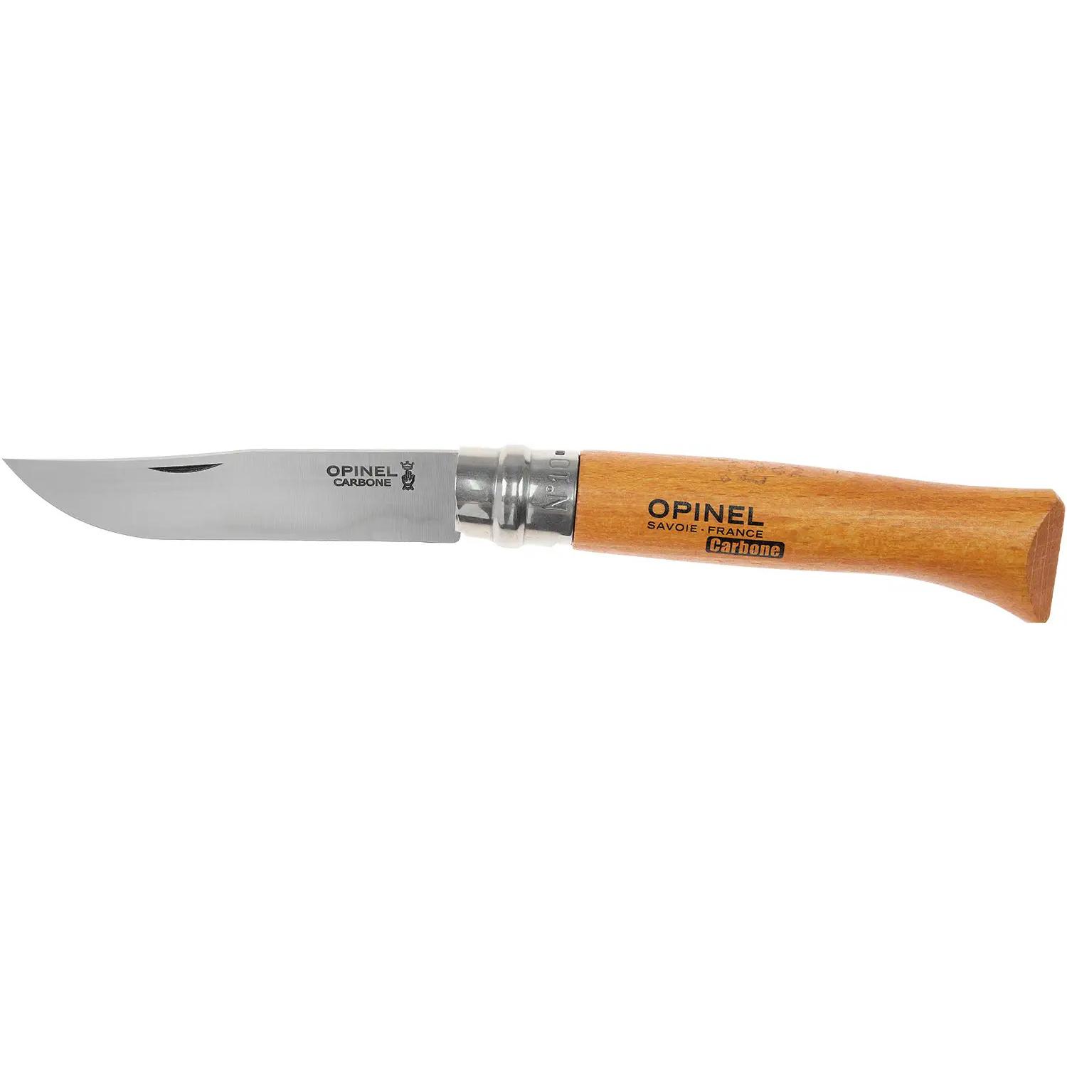 Ніж Opinel №10 Carbone 113100 204.78.23 - фото 1