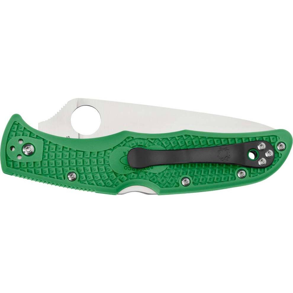 Ніж Spyderco Endura4 Flat Ground. Колір: зелений C10FPGR 87.01.31 - фото 2