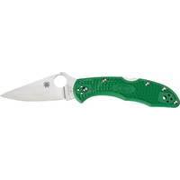 Ніж Spyderco Delica4 Flat Ground Green C11FPGR 87.01.34 - фото 1