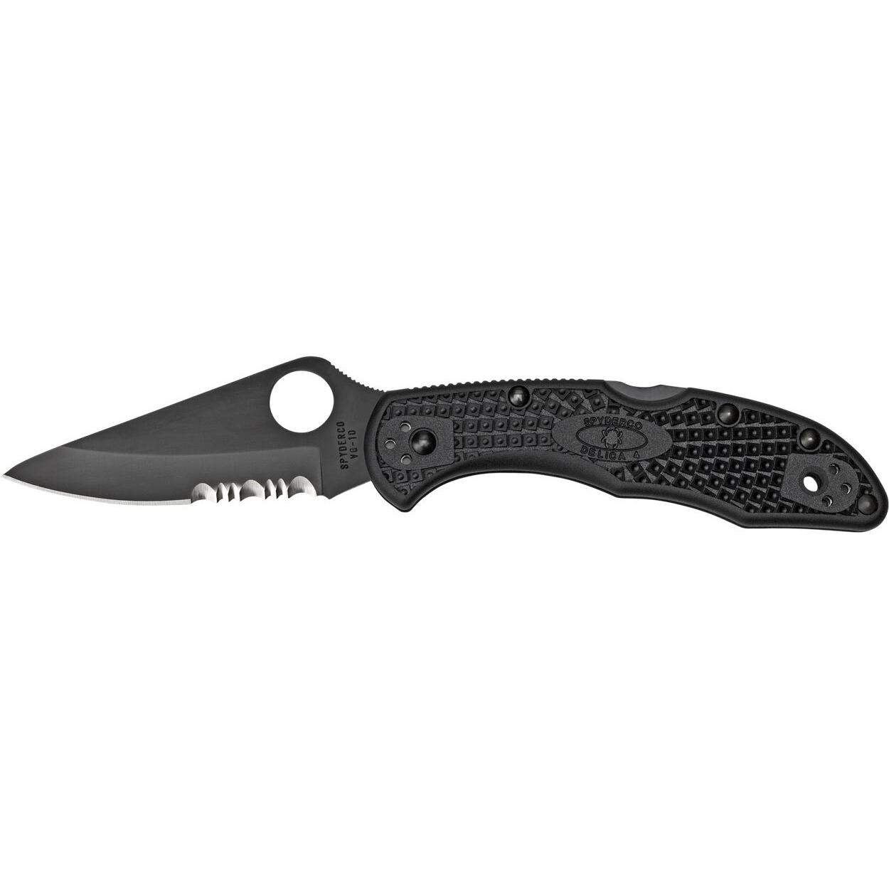 Ніж Spyderco Delica4 Black Blade C11PSBBK 87.01.36 - фото 1