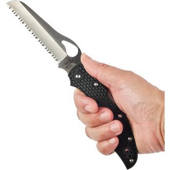 Фото Ніж Spyderco Byrd Cara Cara Rescue 2 BY17SBK2 87.11.06