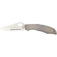 Ніж Spyderco Byrd Cara Cara2 Stainless Half Serrated BY03PS2 87.11.10 - фото 1