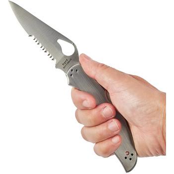 Фото Ніж Spyderco Byrd Cara Cara2 Stainless Half Serrated BY03PS2 87.11.10