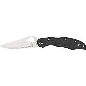 Фото Ніж Spyderco Byrd Cara Cara2 FRN Black Half Serrated BY03PSBK2 87.11.17