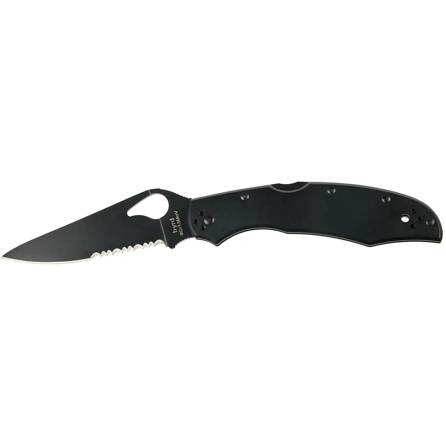 Ніж Spyderco Byrd Cara Cara 2 Black BY03BKPS2 87.11.47 - фото 1