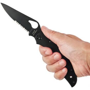 Фото Ніж Spyderco Byrd Cara Cara 2 Black BY03BKPS2 87.11.47