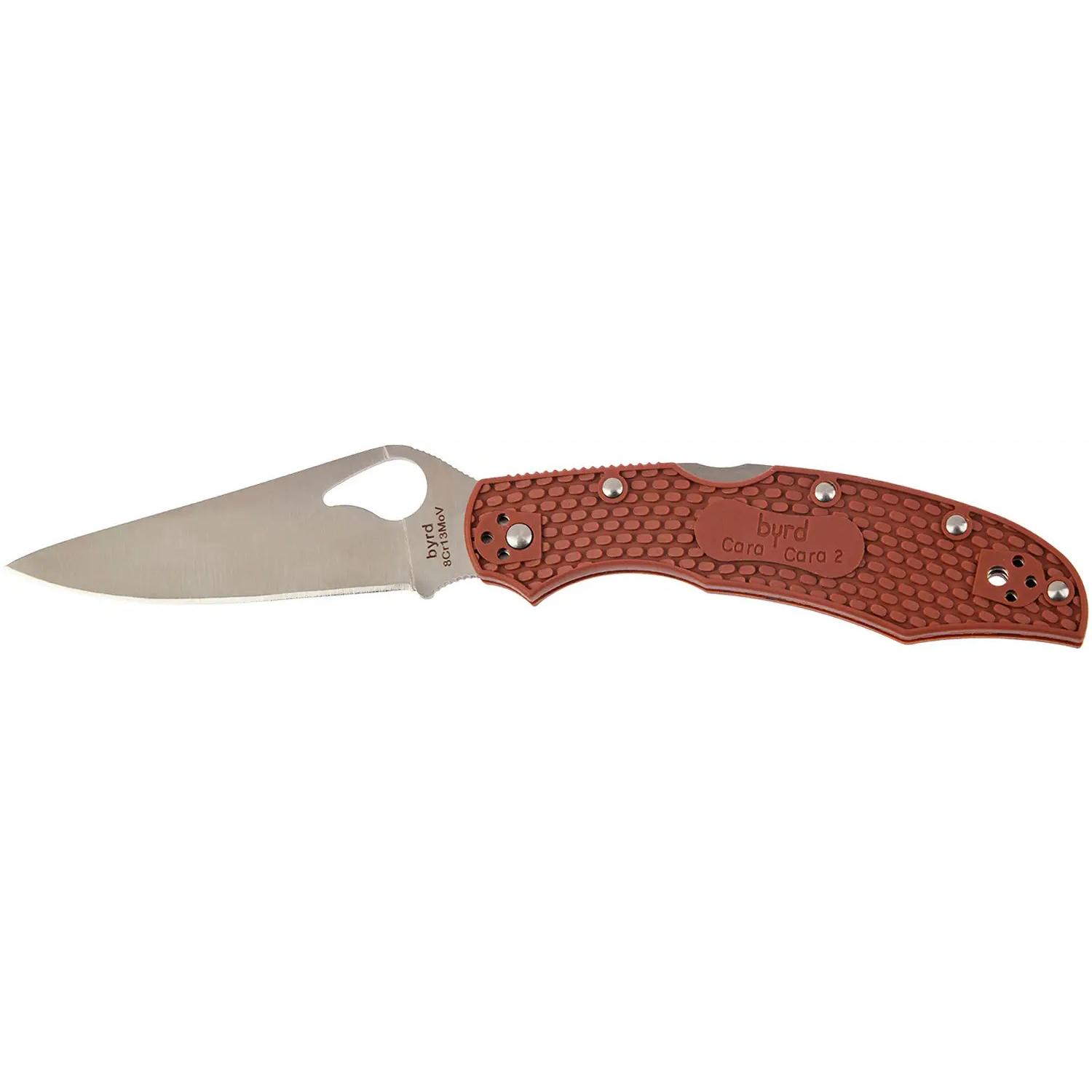 Ніж Spyderco Byrd Cara Cara 2 колір: коричневий BY03PBN2 87.13.42 - фото 1