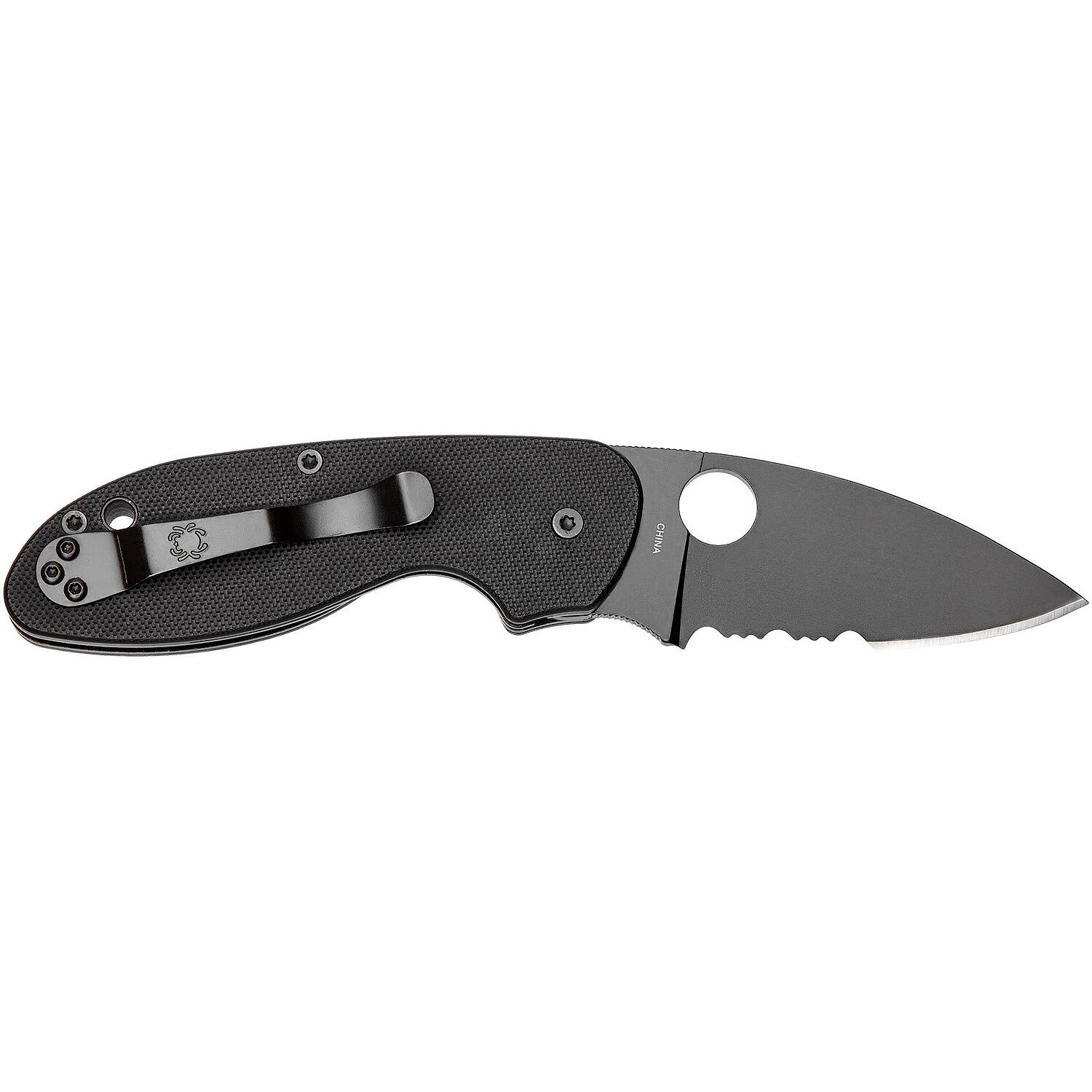 Ніж Spyderco Efficient Black Blade C216GPSBBK 87.13.61 - фото 2