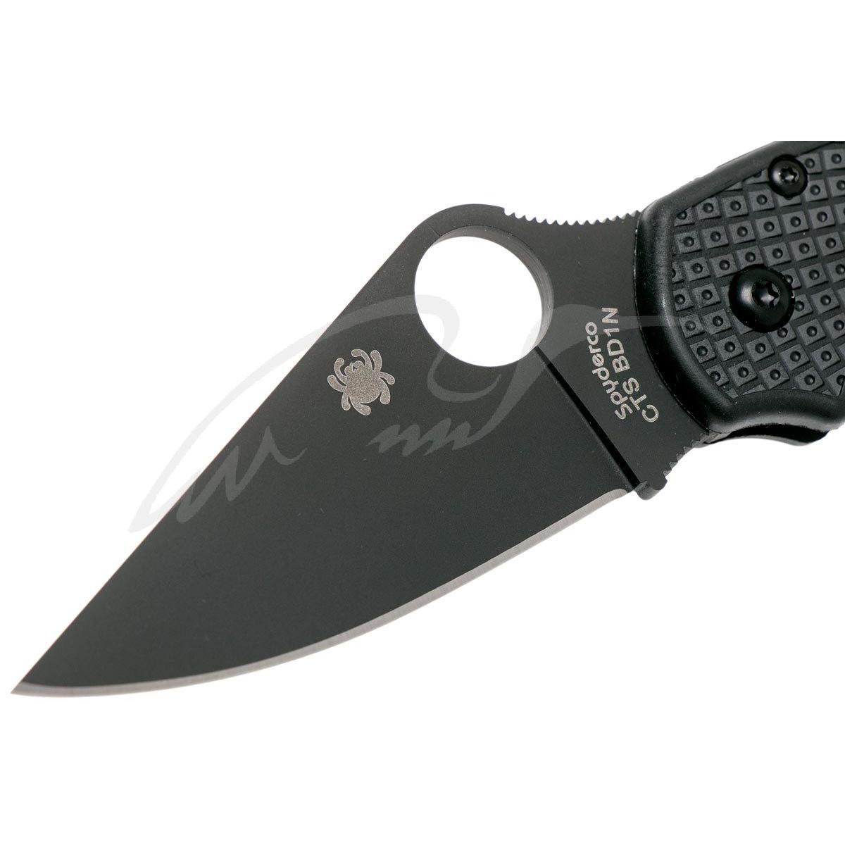 Ніж Spyderco Para 3 Lightweight Black Blade C223PBBK 87.13.83 - фото 3