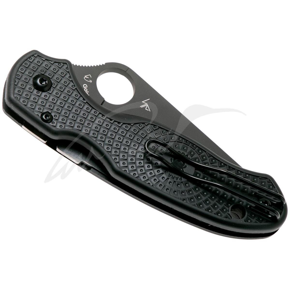 Ніж Spyderco Para 3 Lightweight Black Blade C223PBBK 87.13.83 - фото 4