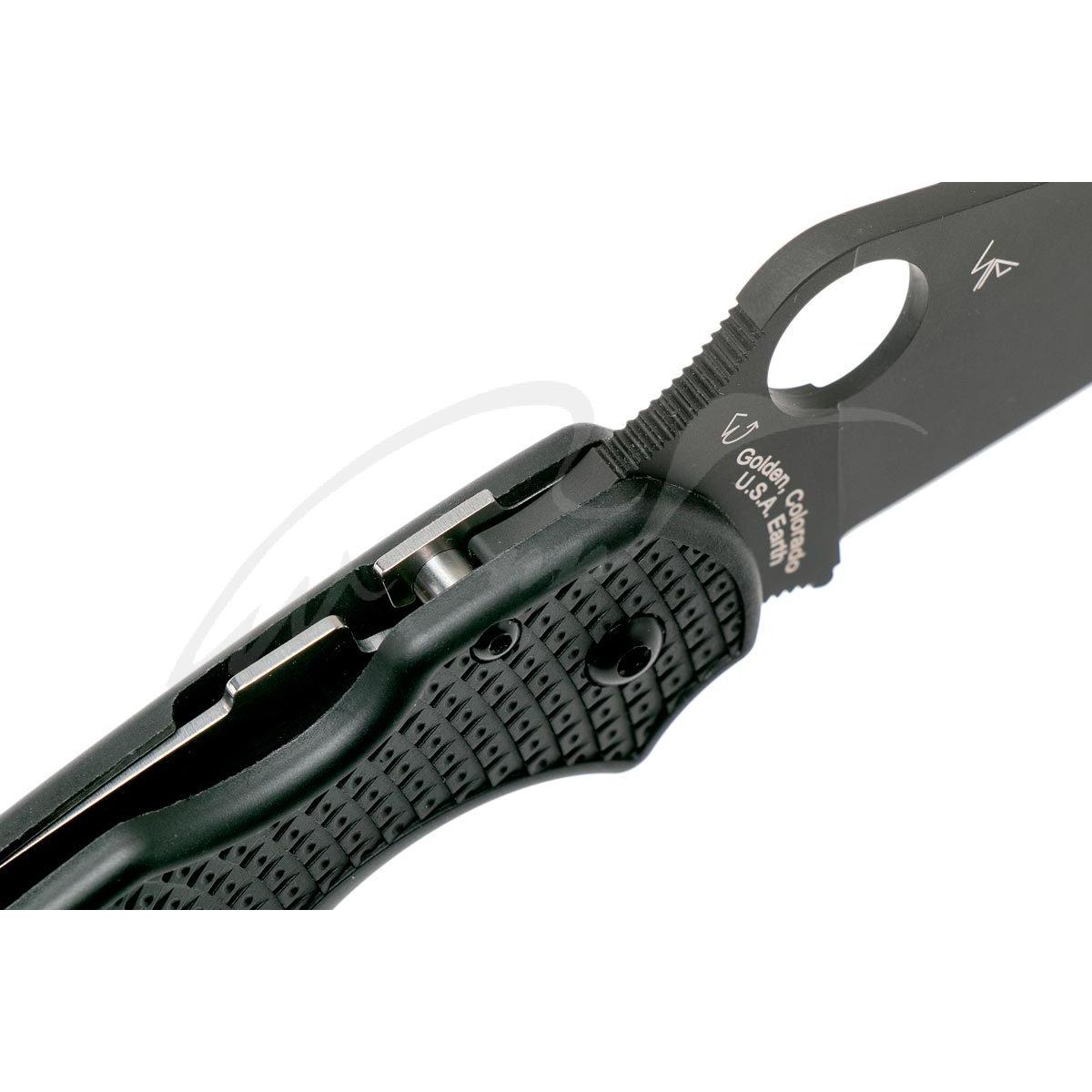 Ніж Spyderco Para 3 Lightweight Black Blade C223PBBK 87.13.83 - фото 5