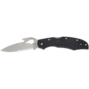 Фото Ніж Spyderco Byrd Cara Cara 2 Half Serrated BY03PSBK2W 87.13.85