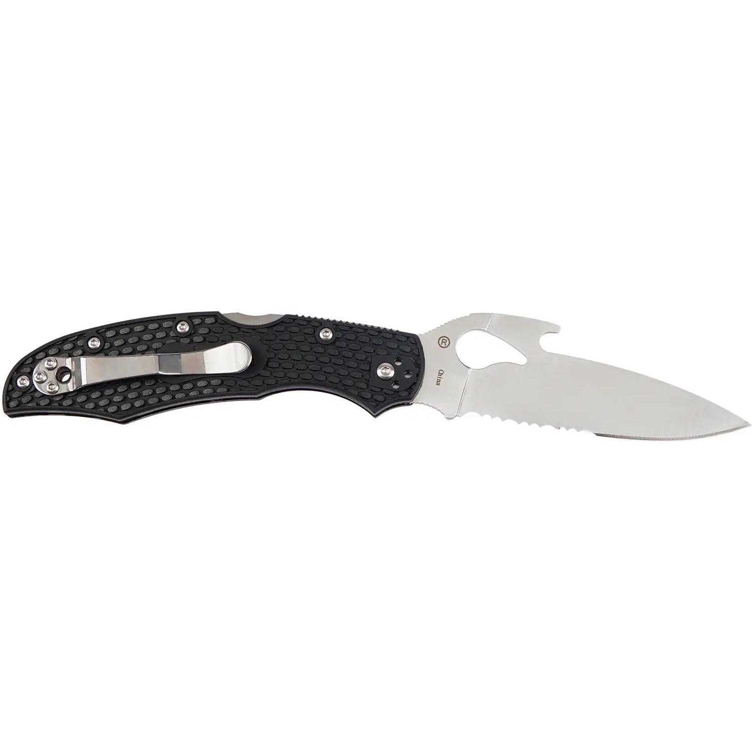 Ніж Spyderco Byrd Cara Cara 2 Half Serrated BY03PSBK2W 87.13.85 - фото 2