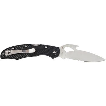 Фото Ніж Spyderco Byrd Cara Cara 2 Half Serrated BY03PSBK2W 87.13.85