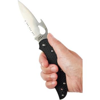 Фото Ніж Spyderco Byrd Cara Cara 2 Half Serrated BY03PSBK2W 87.13.85