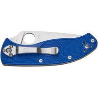 Ніж Spyderco Tenacious blue напівсерейтор C122PSBL 87.14.81 - фото 4