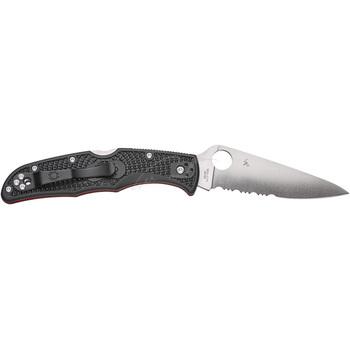 Фото Ніж Spyderco Endura 4 Thin Red Line напівсерейтор C10FPSBKRD 87.14.88