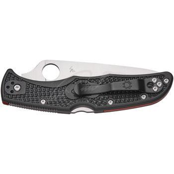 Фото Ніж Spyderco Endura 4 Thin Red Line напівсерейтор C10FPSBKRD 87.14.88