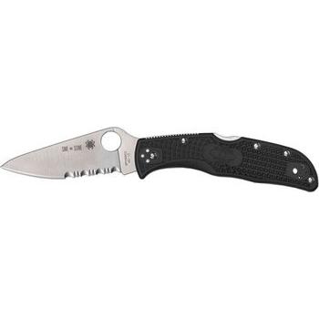 Фото Ніж Spyderco Endela Thin Red Line напівсерейтор C243FPSBKRD 87.14.98