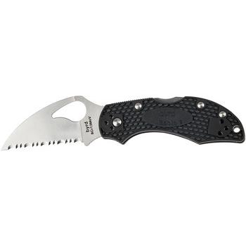 Фото Ніж Spyderco Byrd Robin 2 Wharncliffe Serrated BY10SBKWC2 87.15.12