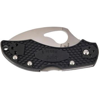 Фото Ніж Spyderco Byrd Robin 2 Wharncliffe Serrated BY10SBKWC2 87.15.12