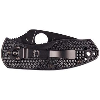 Фото Ніж Spyderco Ambitious Lightweight Black Serrated C148SBBK 87.15.44
