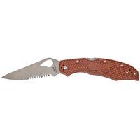 Ніж Spyderco Byrd Cara Cara 2 Half Serrated Brown BY03PSBN2 87.15.58 - фото 1