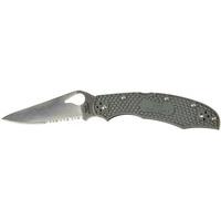 Ніж Spyderco Byrd Cara Cara 2 Half Serrated Gray BY03PSGY2 87.15.59 - фото 1
