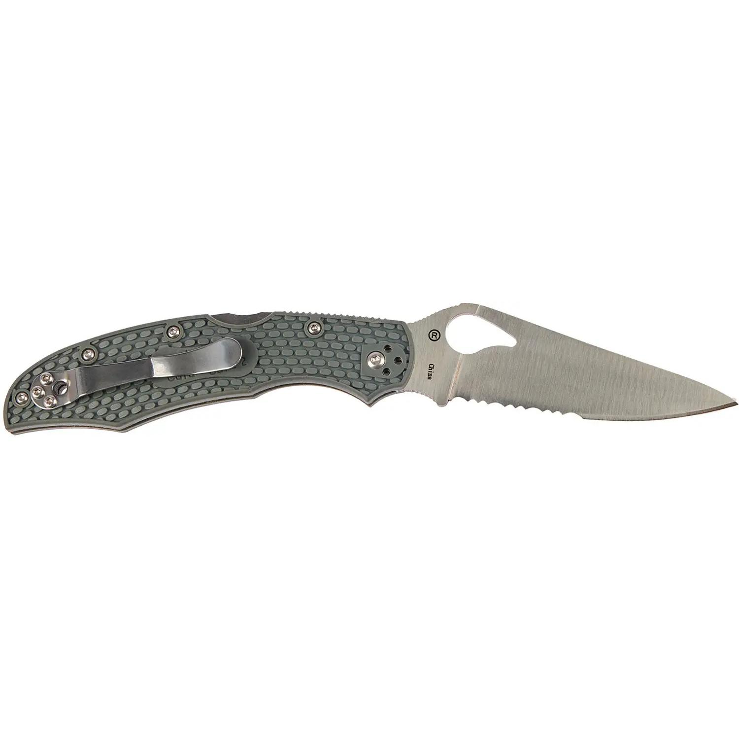Ніж Spyderco Byrd Cara Cara 2 Half Serrated Gray BY03PSGY2 87.15.59 - фото 2
