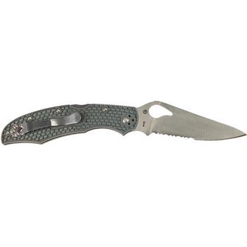Фото Ніж Spyderco Byrd Cara Cara 2 Half Serrated Gray BY03PSGY2 87.15.59