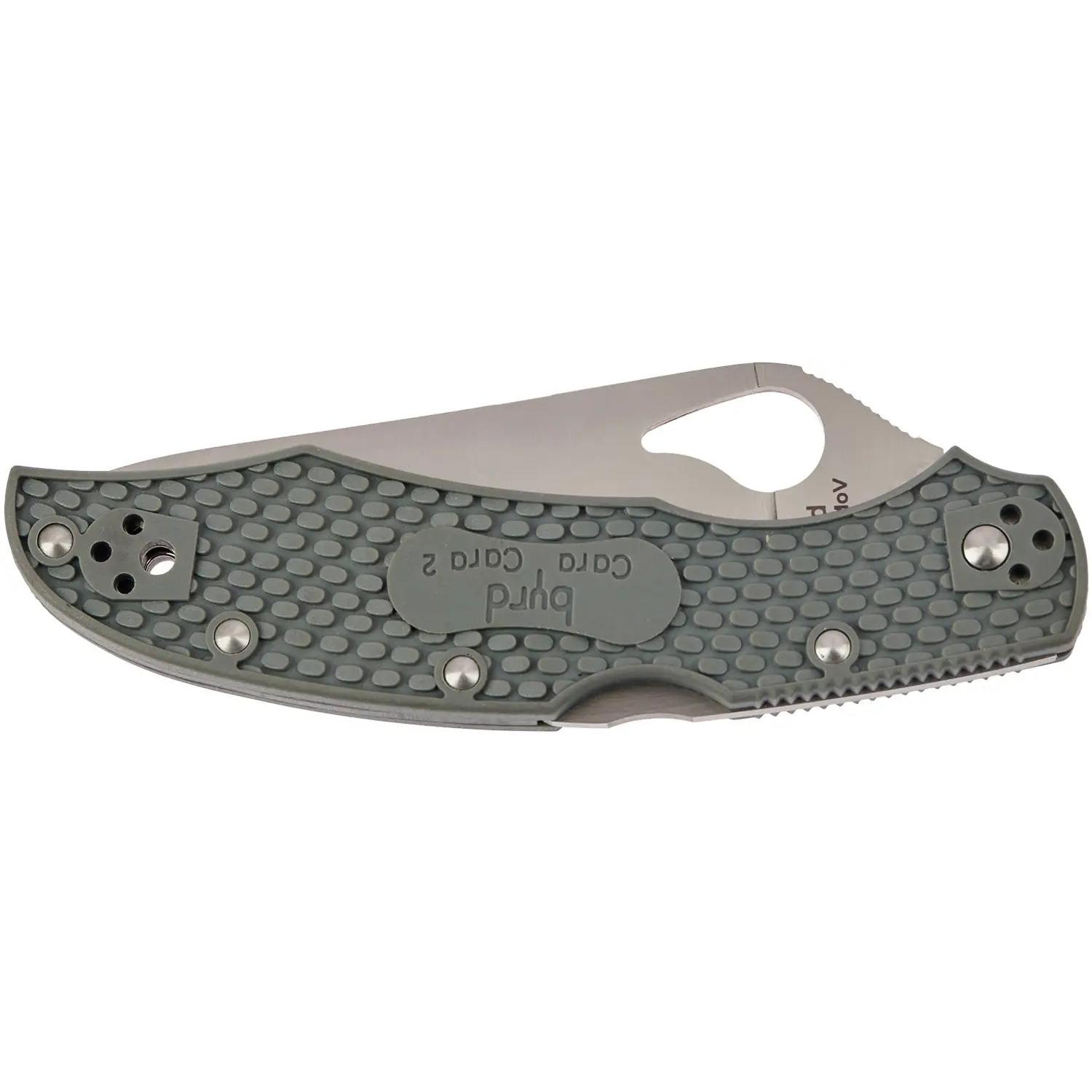 Ніж Spyderco Byrd Cara Cara 2 Half Serrated Gray BY03PSGY2 87.15.59 - фото 3