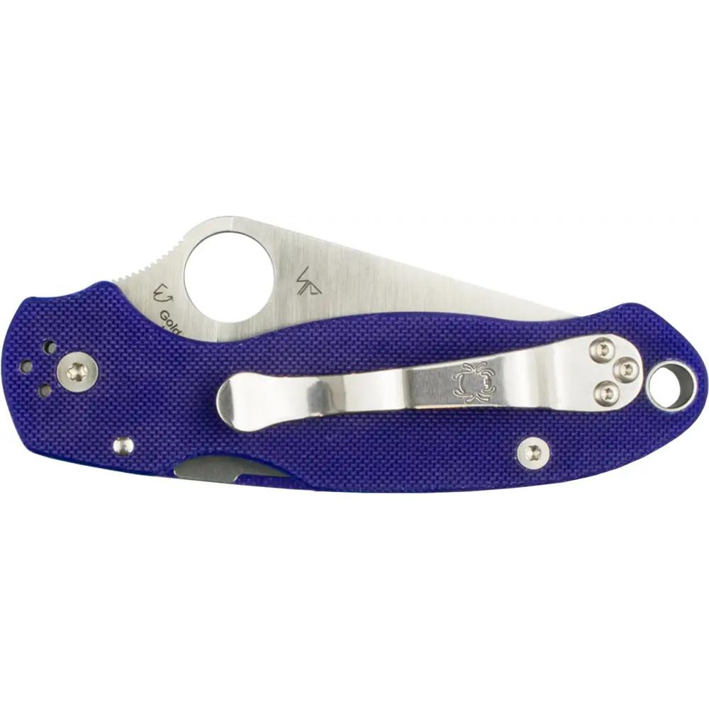 Ніж Spyderco Para 3 Dark blue C223GPDBL 87.15.81 - фото 2