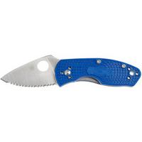 Ніж Spyderco Ambitious Lightweight Blue Serrated C148SBL 87.15.97 - фото 1