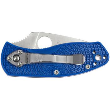 Фото Ніж Spyderco Ambitious Lightweight Blue Serrated C148SBL 87.15.97