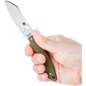 Фото Ніж Spyderco Stok G-10 Drop Point FB50GPOD 87.16.09