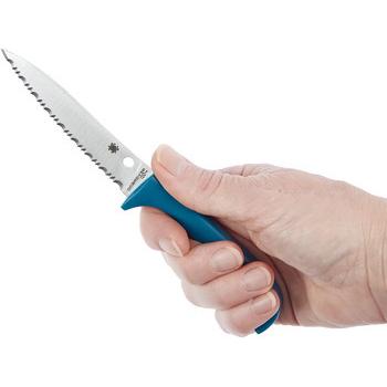 Фото Ніж Spyderco Counter Puppy Blue Serrated K20SBL 87.16.11