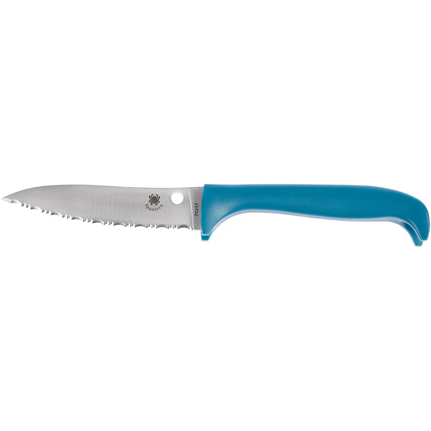 Ніж Spyderco Counter Critter Blue Serrated K21SBL 87.16.13 - фото 1