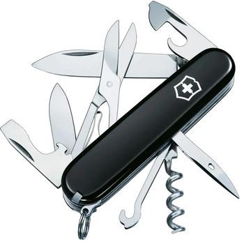 Фото Ніж VICTORINOX 1.3703.3 Climber ц: чорний 1.3703.3 61.58.07