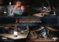 Ліхтар кемпінговий Fenix CL26R Pro, мармуровий білий - фото 16