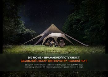 Фото Ліхтар кемпінговий Fenix CL26R Pro, сірий камуфляж